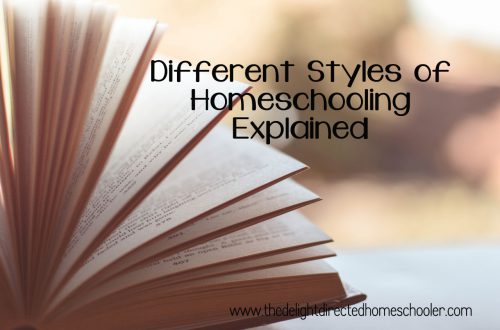 Different Styles Of Homeschooling Explained – The Delight Directed ...